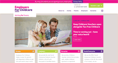 Desktop Screenshot of employersforchildcare.org