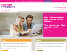 Tablet Screenshot of employersforchildcare.org